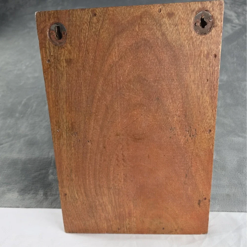 Vintage Wooden Wall Décor Key Hanging Cabinet Box Original Old Hand Crafted
